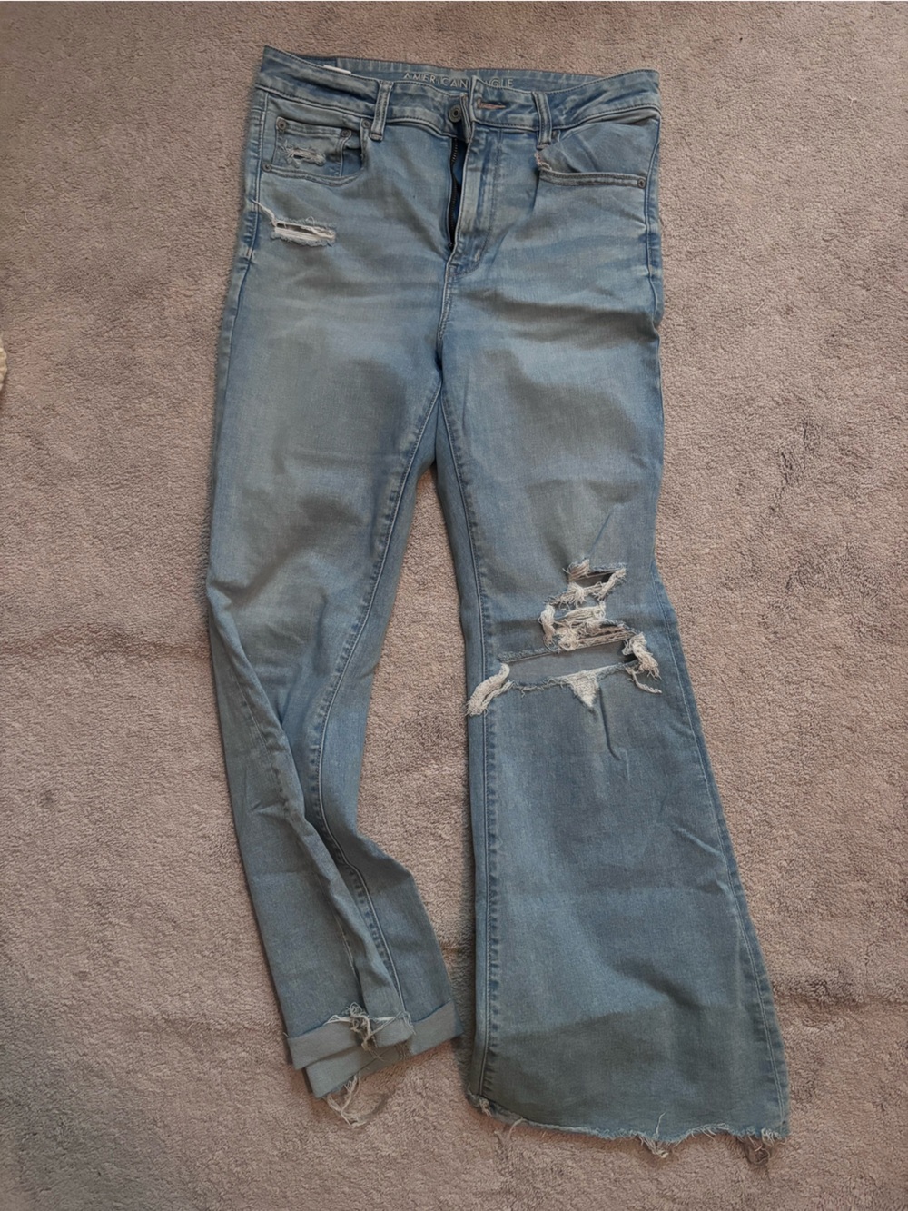 American Eagle High Rise Flare Jeans